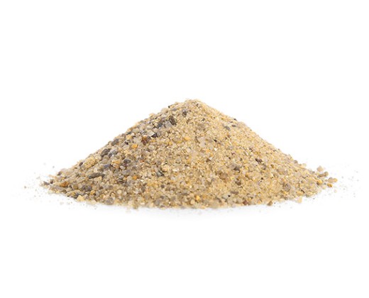 Drainagezand losgestort